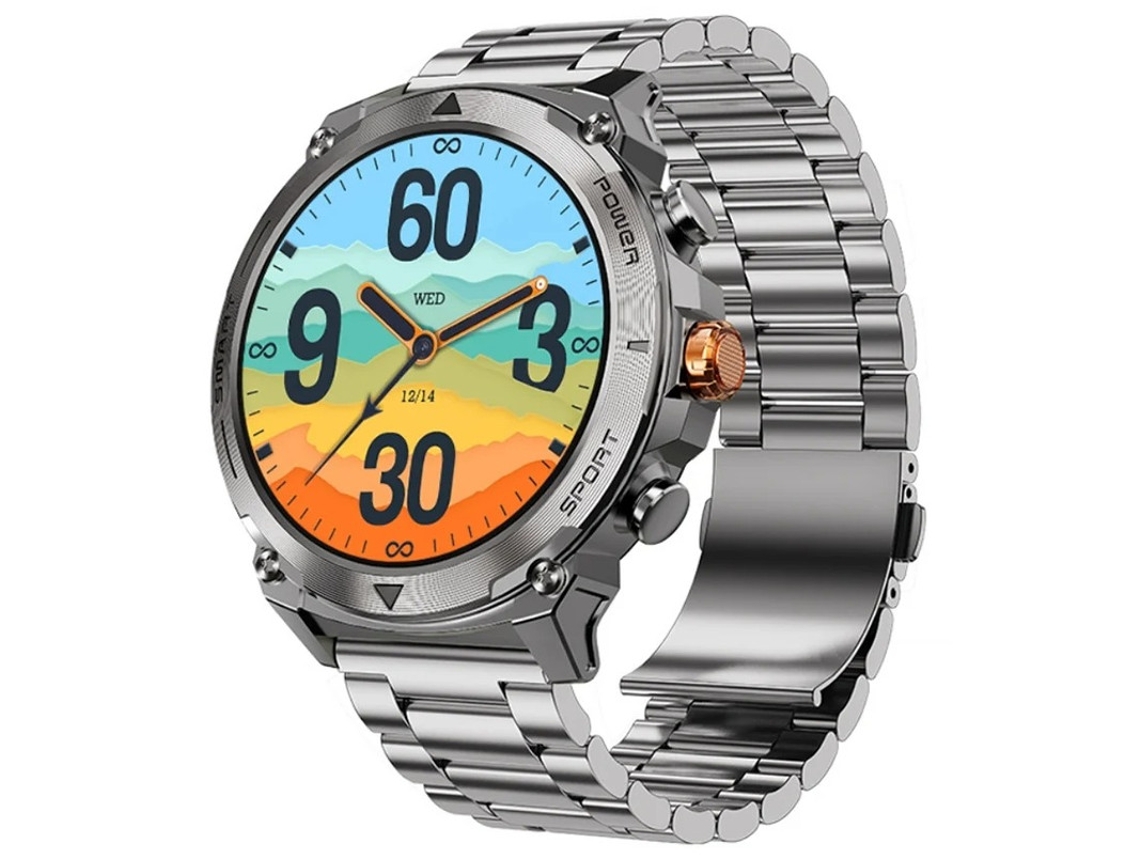 Reloj inteligente con llamadas Bluetooth, seguimiento de deportes al aire libre, pantalla AMOLED de 1,43 pulgadas, monitoreo de frecuencia cardíaca Yizhood