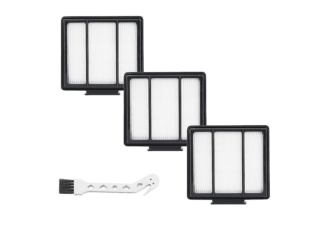 3 filtros HEPA de repuesto compatibles con Shark Ion Robot S87, R85 y RV850