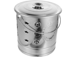Cubo Para Quemar Dinero Inoomp Con Diseño Robusto Y Asa De Acero Inoxidable Para Quemas En El Jardín Y Ceremonias En El
