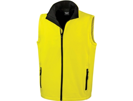 Chalecos para Hombre RESULT (Poliéster - L - Amarillo)