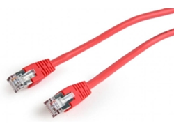 Cable de Red GEMBIRD (RJ45 - 50 cm - Rojo)