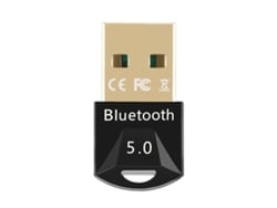 Adaptador Usb Bluetooth 5.0, Receptor Bluetooth 5.0, Compatível Com Pc, Ps4, Televisores E Dispositivos Automotivos. Cor Preta.