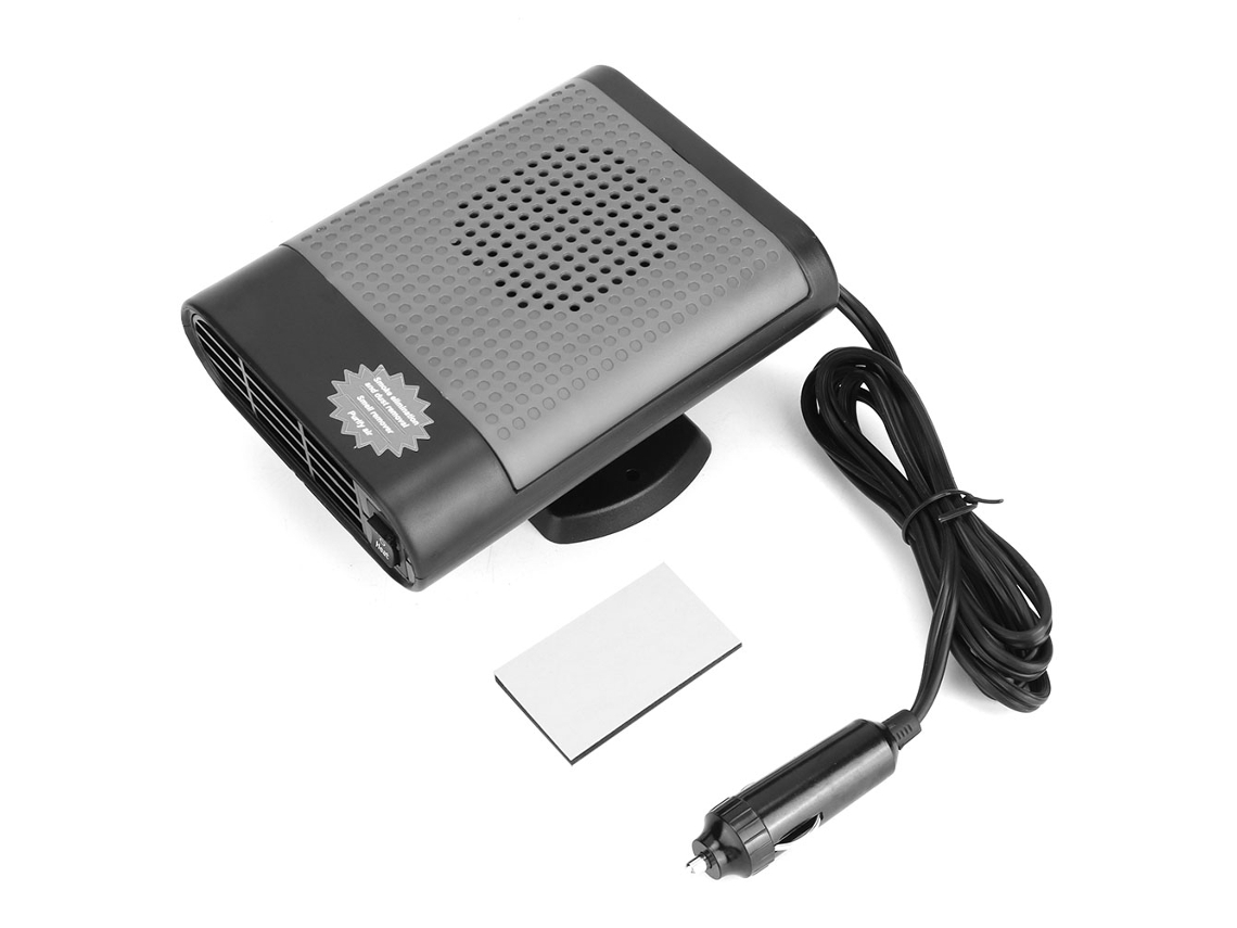 HYMNORA Ventilador Calefactor Aniónico 12V 150W para Coche Desempañador de Parabrisas