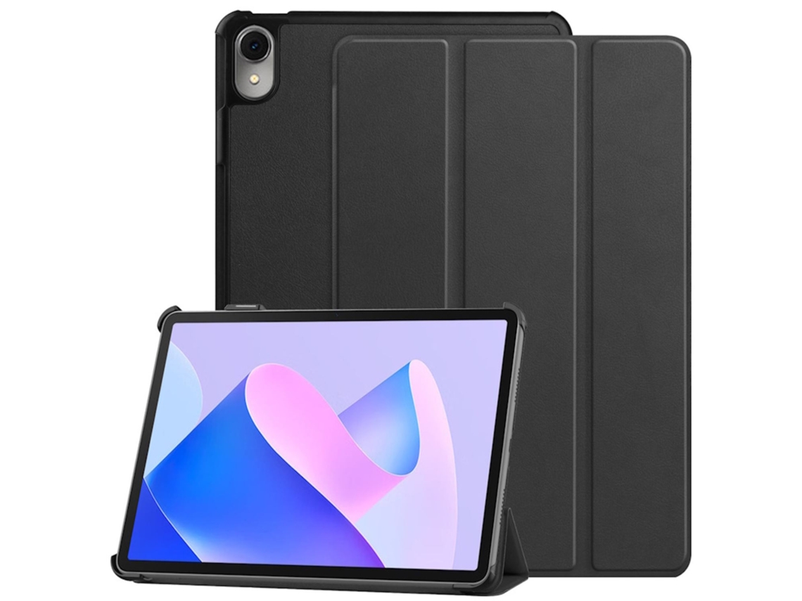 ILIKE Funda Triple de Piel Ecológica para Samsung Galaxy Tab S9 11'' X710 / X716B / X718U 2023 Negra