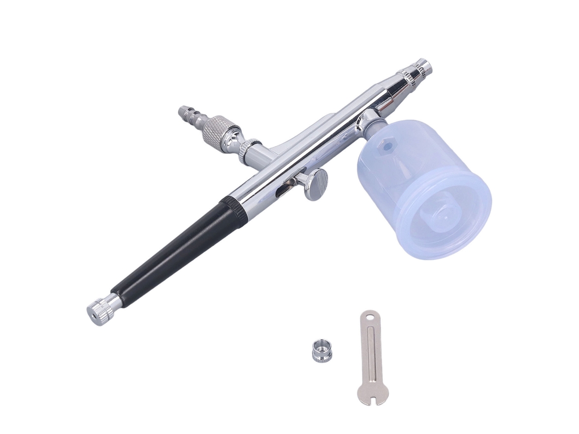 Kit De Cepillo Aéreo De 10 L, Boquilla Ajustable De 30 Mpa, Pistola Pulverizadora De Acero Inoxidable De 0,2-0,3 Mm