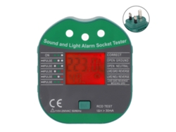 Probador De Enchufes Con Alarma Sonora Y Visual, Comprobador De Voltaje, Detector Eléctrico