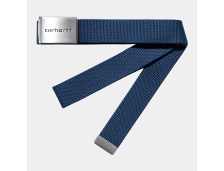 Cinturón Unisex CARHARTT WIP Carhartt Clip Chrome Azul (Talla Única)