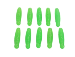 2026rebe-10pcs Cebo Suave De Pesca Artificial Abeja Pupa Papa Lure Largo Lanzamiento Con Sal 6cm 8g Verde