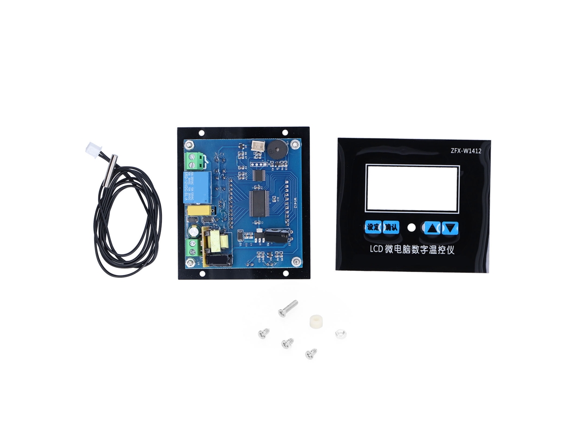 Controlador de termostato de microcomputadora digital XHW1412 con interruptor de control de temperatura y alta precisión