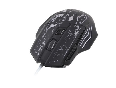 HURRISE Ratón para juegos con cable, ratón para ordenador, ratón para juegos de ordenador portátil de escritorio con teclado de ordenador LED color...