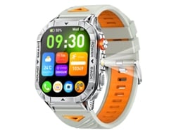 Reloj Inteligente K70a Con Pantalla Amoled Hd De 2,13", 20 Modos Deportivos, Monitor De Frecuencia Cardíaca Y Spo2, Ip68 (plateado)