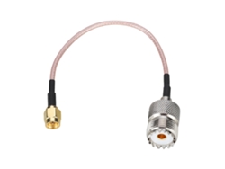 1 Cable Adaptador Sma Macho A Uhf Hembra De 15 Cm, Convertidor De Conector Para Antena Rf De Radio