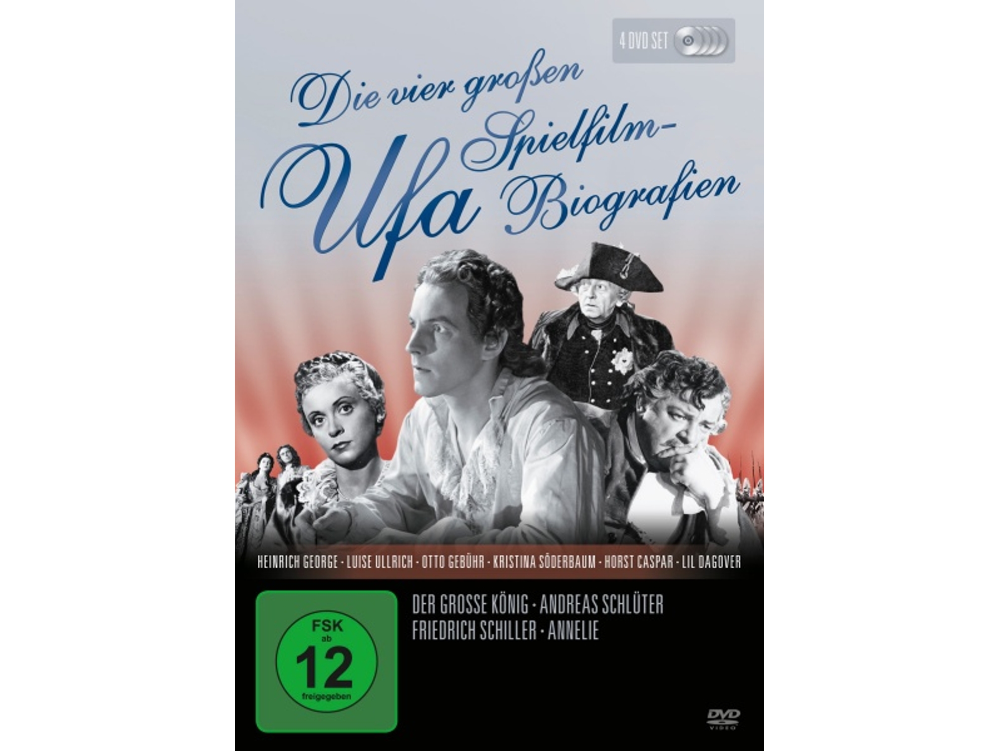 DVD Die vier großen UFA Spielfilm-Biografien Alemán