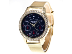 Reloj De Pulsera De Cuarzo Para Mujer Con Esfera Redonda, Estilo Casual Y Moderno, Color Naranja Zhoulianfa.