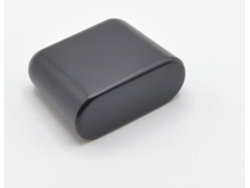 Pomo Para Mueble Zamac 34x14 Mm Negro Mate Lote De 11