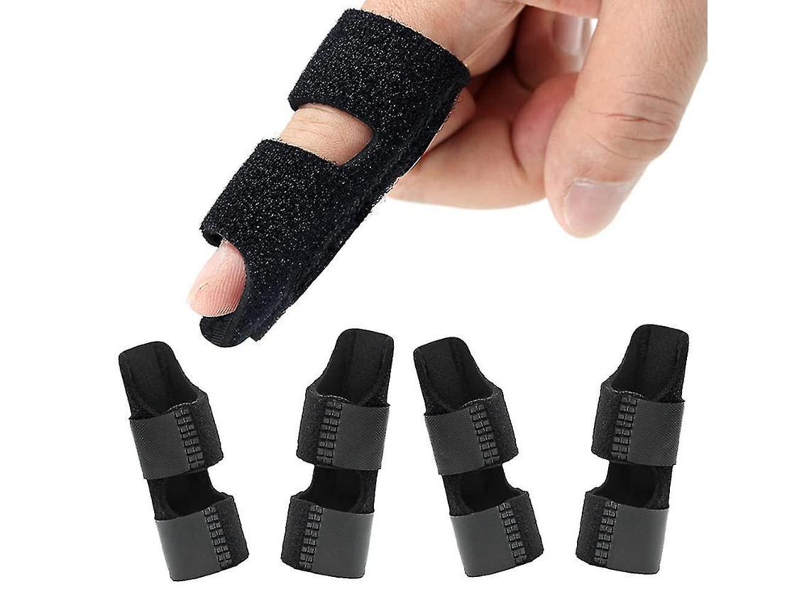 4 Splints Para Dedo Em Ataque De Dedo Inmovilizador De Punho Protetor Para Dedo Quebrado Para Índice Médio Anular-haoyu