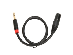 Cable Xlr Macho A 1/4 Pulgadas Trs Para Conectar Guitarra Eléctrica A Mezclador Y Cable De Micrófono