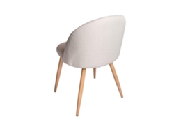 DUDECOR Silla Bristol Tela Beige