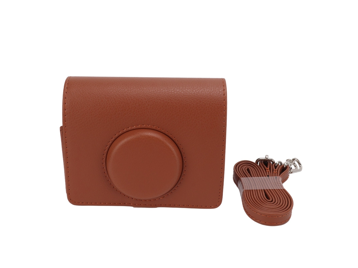 Funda para cámara Instax Mini Evo, funda de cuero sintético para cámara instantánea, protectora y portátil.