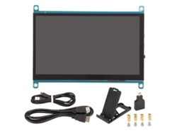 Monitor De Pantalla Táctil (3 Modos De Aplicación, Portátil) Pantalla Raspberry Pi Hd De 7 Pulgadas 1024x600