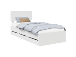Maison Exclusive - Estructura De Cama Con Cajón 90 X 200 Cm Madera De Ingeniería