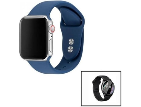 Correa + Protector Hydrogel PHONECARE SmoothSilicone sin Hebilla Huawei GT2 Pro 46mm Azul Oscuro