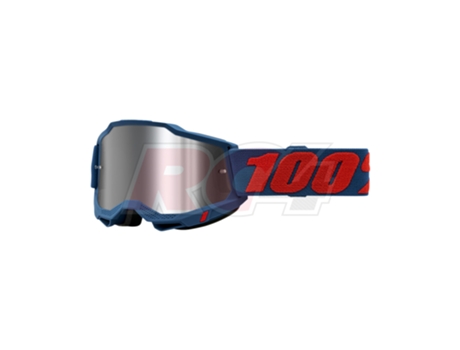 Gafas 100% Accuri 2 Odeon Offroad Plateada Espejada