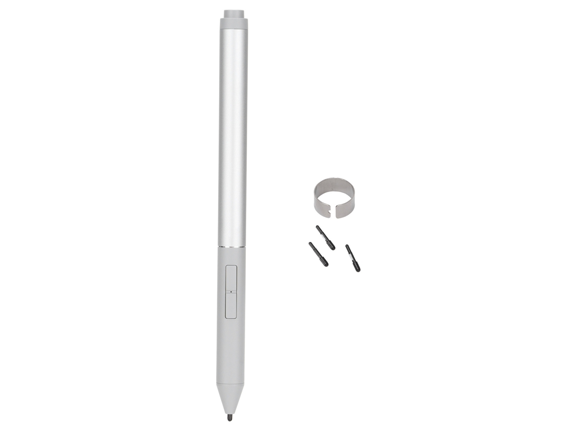 Estilete Ativo Digital Com 3 Botões Prata Para Hp Elitebook Zbook X360 1030 1040 Com Pontas De Reposição E Clipe