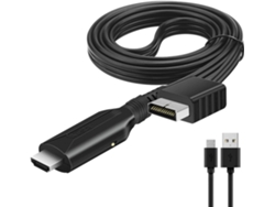 Cabo Hdmi para Adaptador Ps1/Ps2 para Hdmi com Saída de Sinal Rgb Real GERTIZ