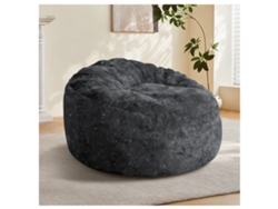 Sillón ergonómico curvo con soporte completo para el cuerpo. Sofá de suelo.