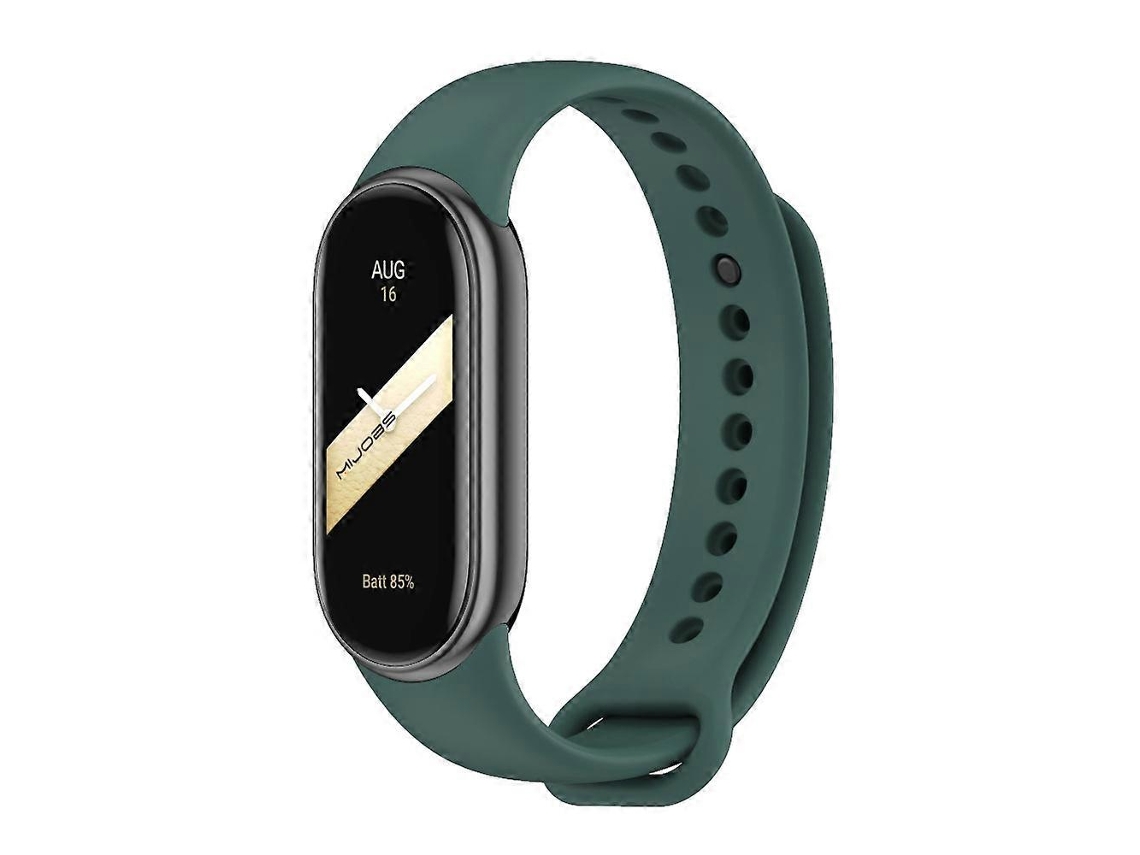 Pulsera de silicona Mijobs con hebilla metálica y color liso para Xiaomi Smart Band 9/8