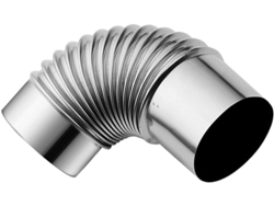Codo De Chimenea Westux, Codo Acero Inoxidable 90 Grados, Revestimiento 90°, Accesorios Ventilación Para Tu...
