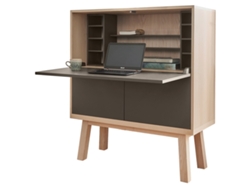 Grande Escritorio MON PETIT MEUBLE FRANÇAIS de Madera Con Almacenamiento 120 cm de Ancho