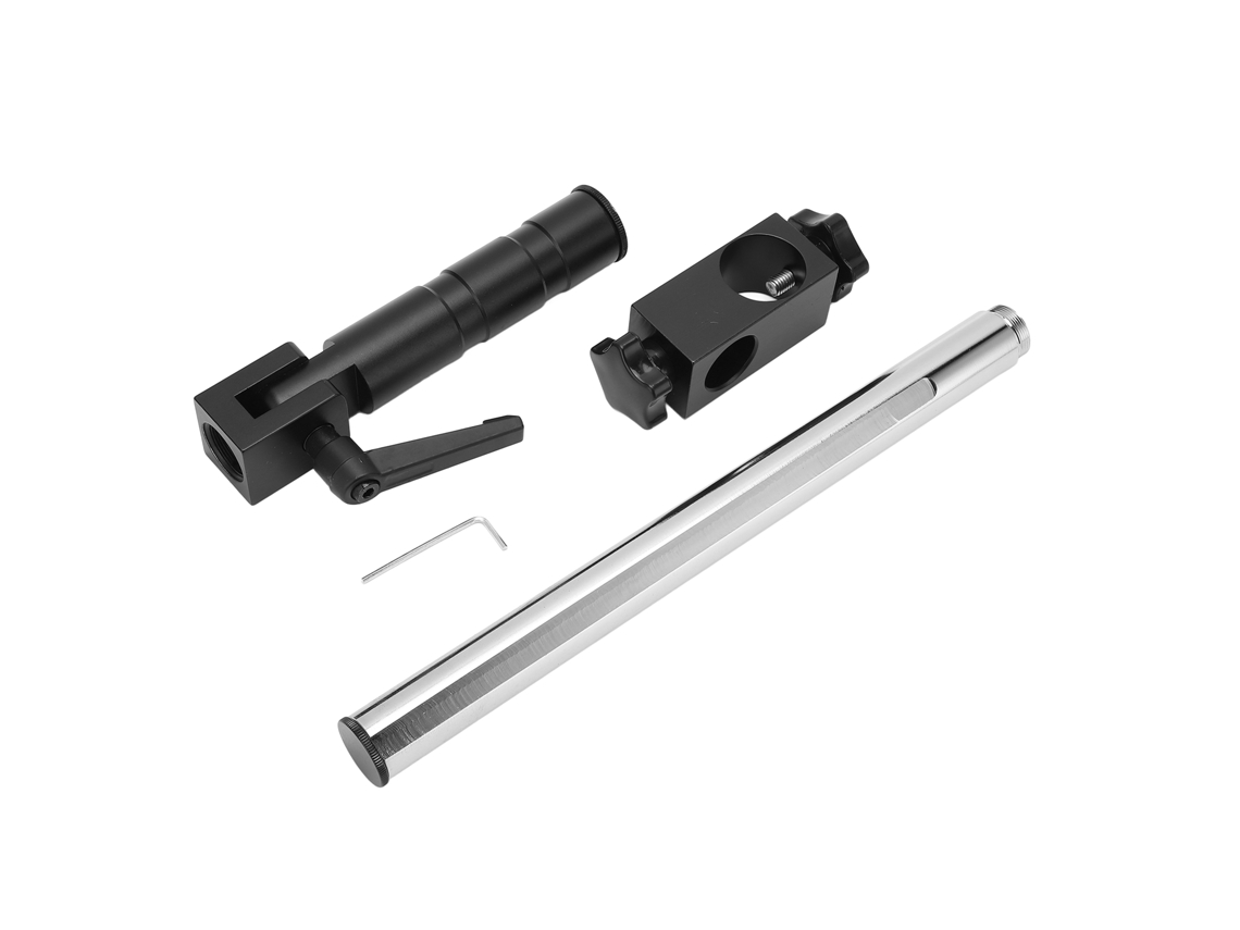 Soporte Ajustable De Acero Duro Para Microscopio Industrial Y Cámara De Mesa 32mm