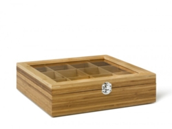Caja para Té Bredemeijer con Ventanilla 12 Compartimentos