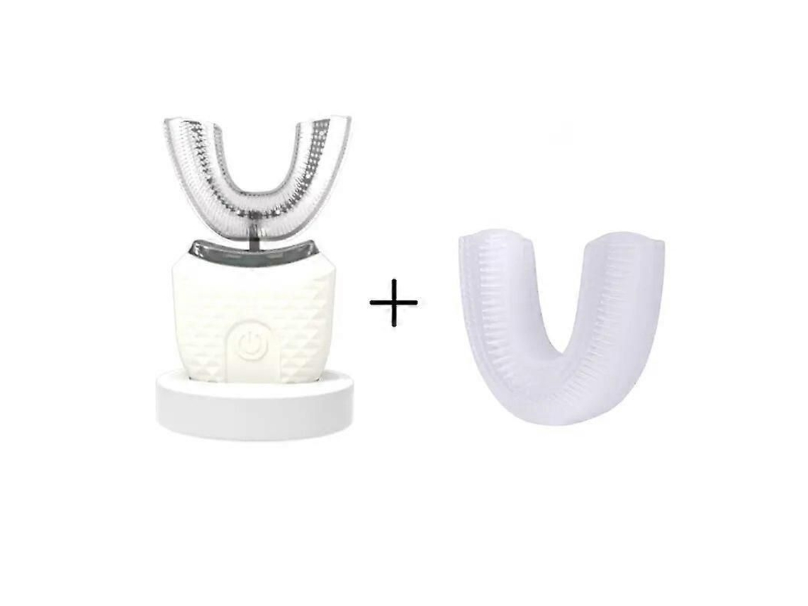 Escova De Dentes Elétrica Portátil, Dispositivo Odontológico Ultrassônico Automático, À Prova D'água, Carregamento Usb, Formato Em U Com Rotação