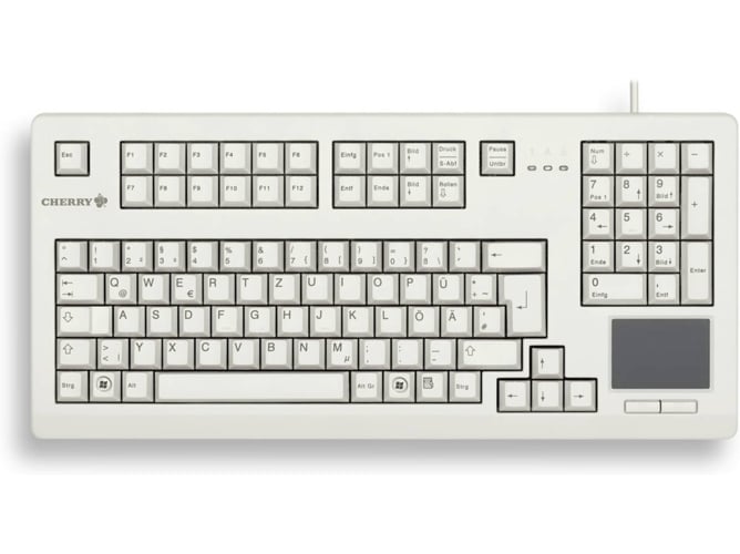 Teclado CHERRY G80-11900 (Con Cable - Layout US - Teclado Numérico)
