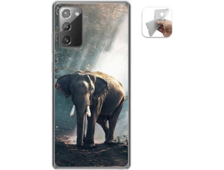 Carcasa Samsung Galaxy Note 20 TUMUNDOSMARTPHONE Elefante Multicolor