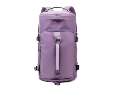 Mochila portátil multifuncional de gran capacidad, mochila de un solo hombro, bolsa deportiva de entrenamiento (púrpura)