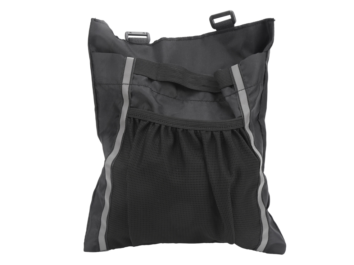 Bolsa Multifuncional Para Manillar De Bicicleta De Lona 150d Con Cinturón Reflectante - Accesorio Para Bicicleta