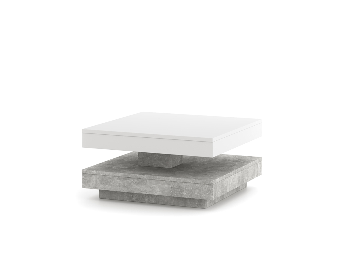 Mesa De Centro FURNLUX Pico (Blanco, Madera Contrachapada - 67X67X33 Cm)