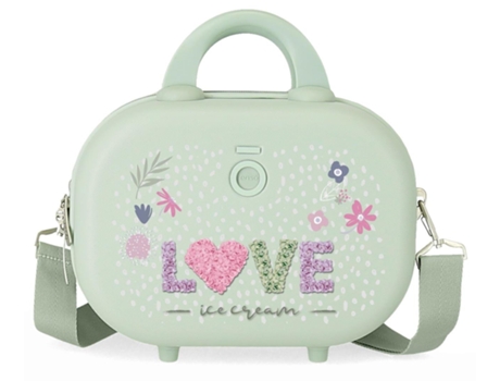 Neceser ABS ENSO Love Ice Cream Adaptable verde menta