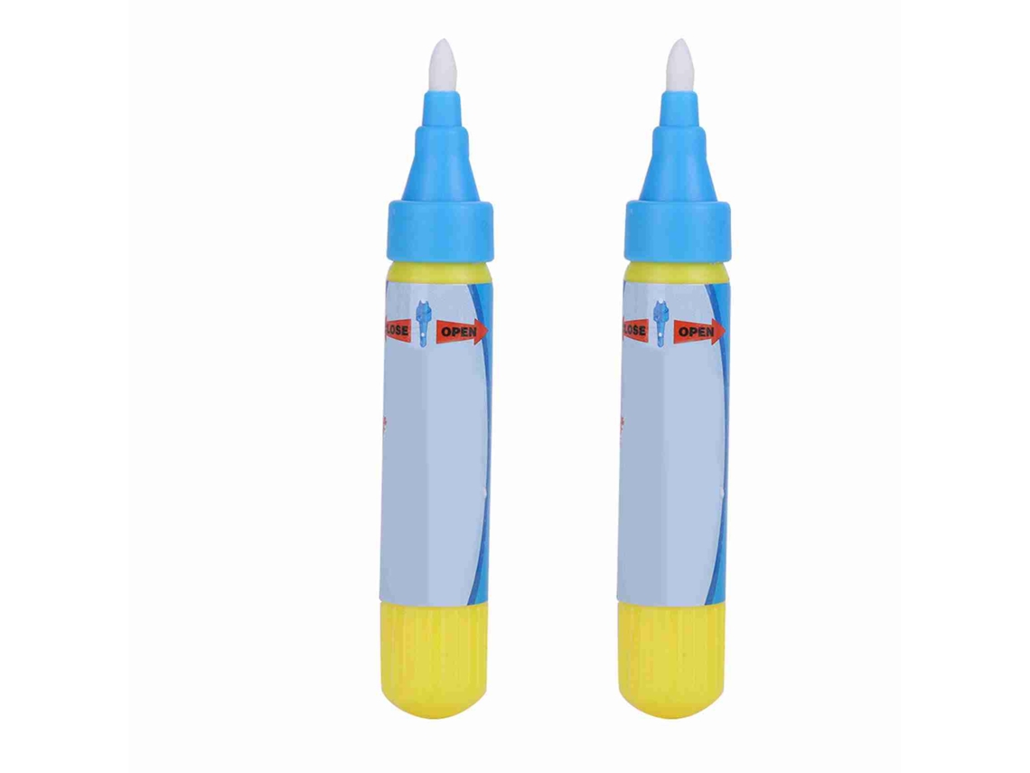 Juego De 2 Tapetes De Dibujo Con Bolígrafo Mágico De Agua Para Bebés, Regalo Para Niños (azul)