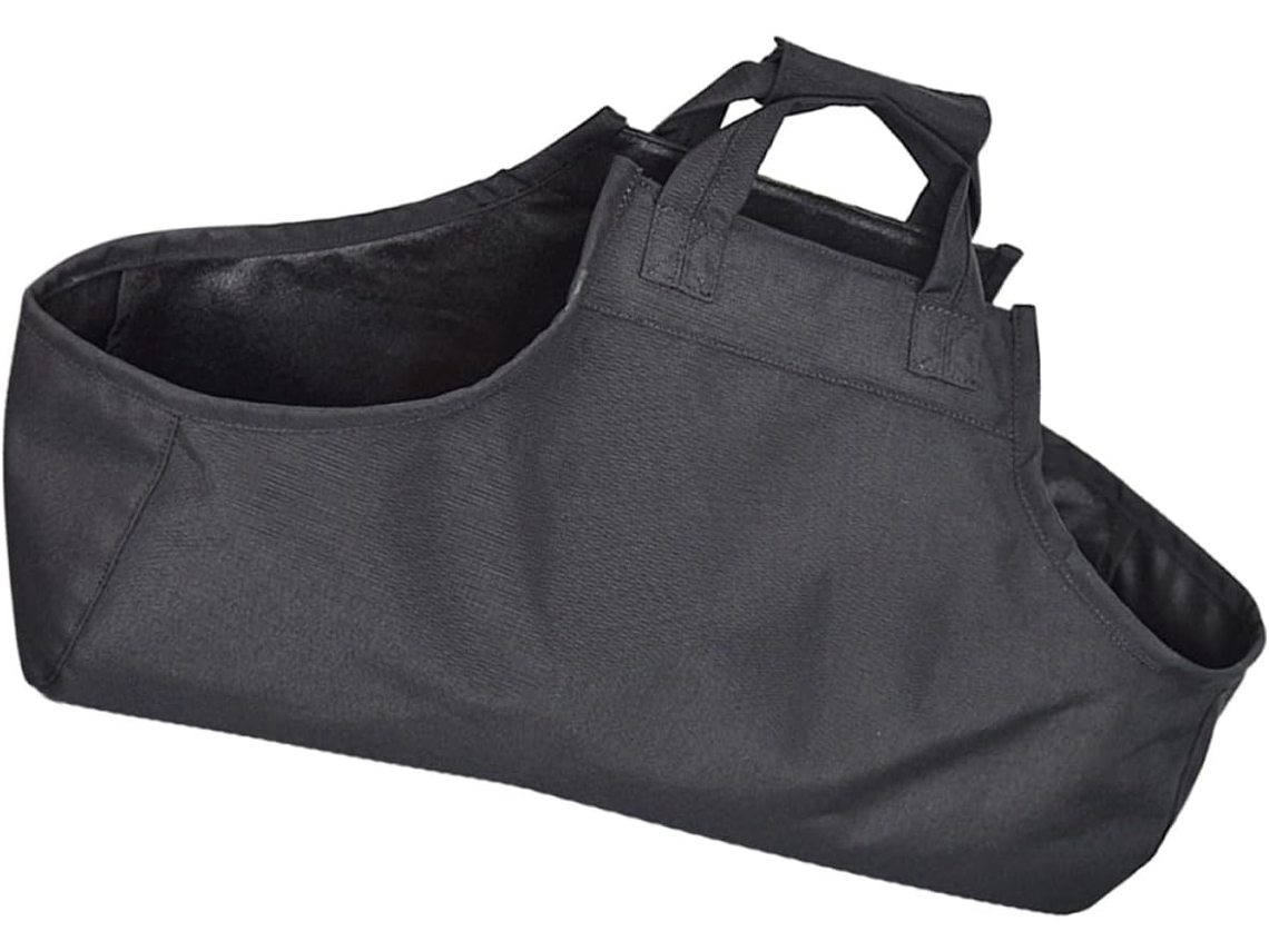 Mochila Plegable Para Transportar Leña En Tela Oxford Resistente, Con Espacio De Almacenamiento.