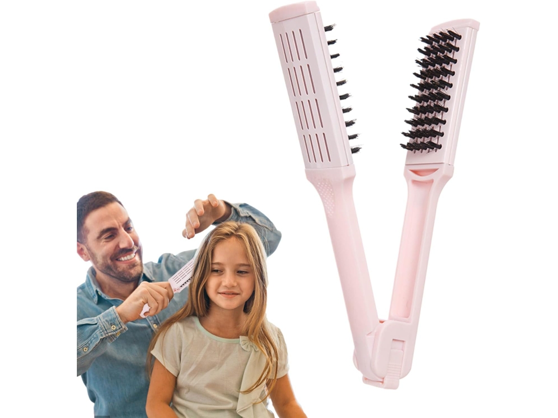 Peigne Démêlant Para Cheveux Bouclés, Outil De Coiffure Anti