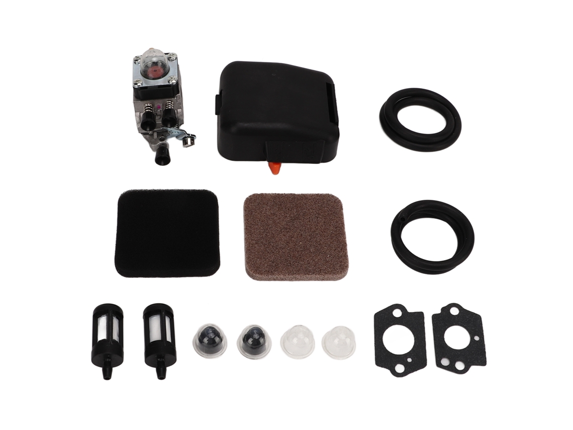 Kit Filtro De Aire Carburador Línea Combustible Bulbo De Arrranque Para Stihl Fs75 Fs80r Cortadora De Grama