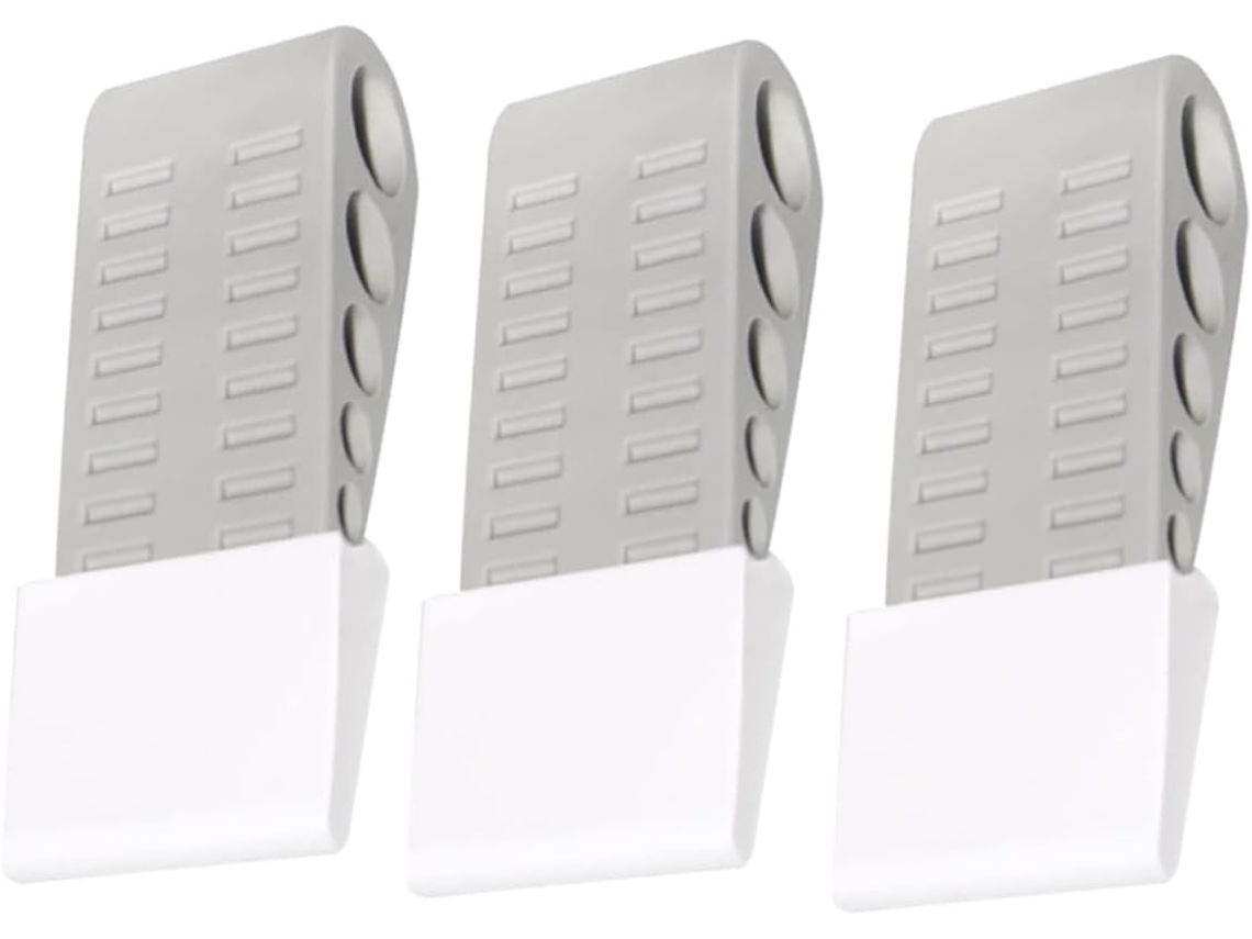 Puerta Puerta 3piezas Tope Anti- Cuña Plástico Accesorio