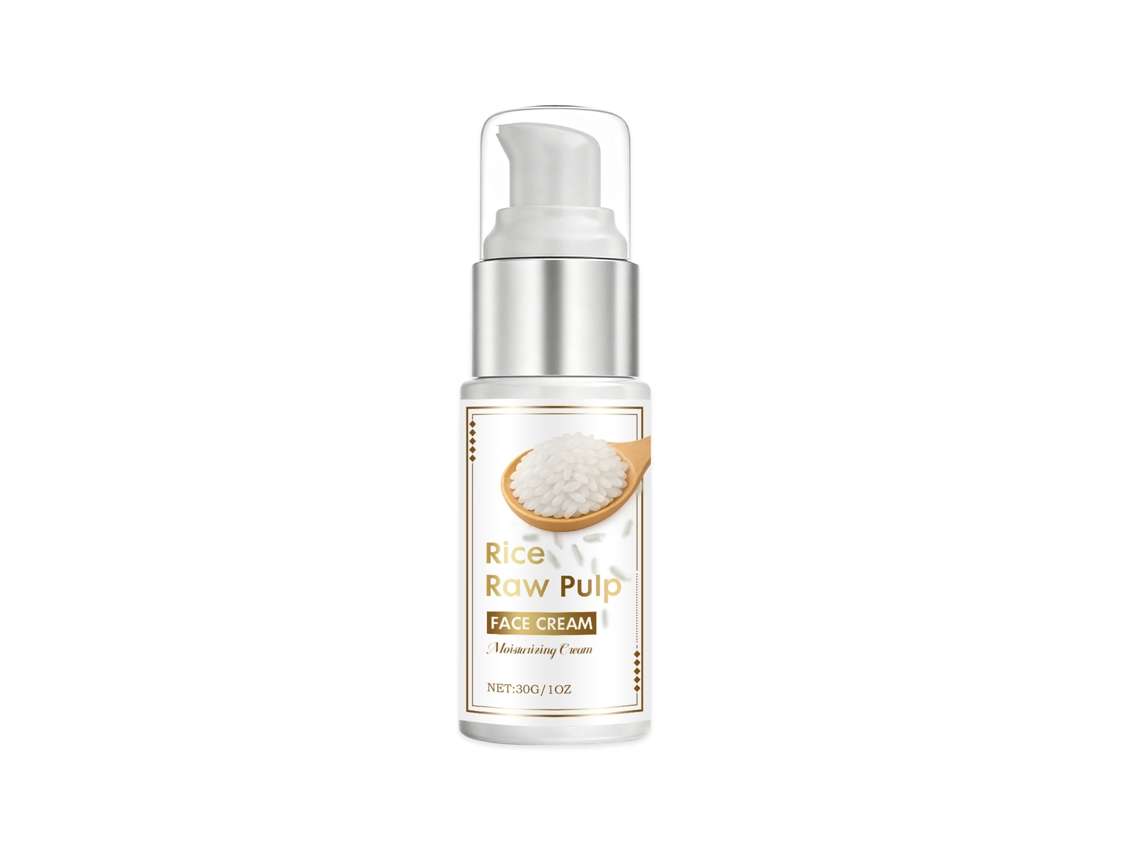 Crema hidratante nutritiva de arroz para piel natural