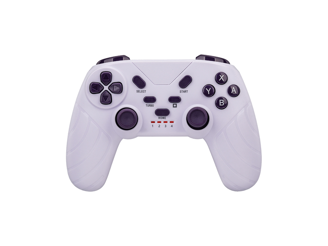 Mando inalámbrico Bluetooth Pro 6 en 1 para Switch 2, PC, Android TV e iOS, con sensor de movimiento y doble vibración, morado. Aeuzwr