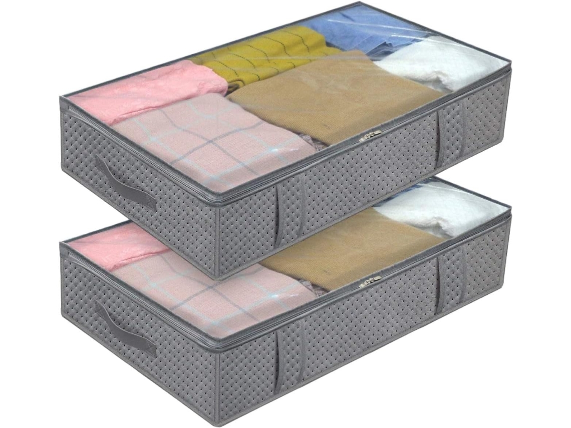 Paquete 2 Cama De Bolsas Tela Con Ventana